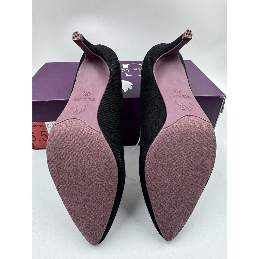 New Gloria Vanderbilt Women's Marilyn Pumps Black Closed Toe Heels Sz 6.5 Shoes - Picture 11 of 16